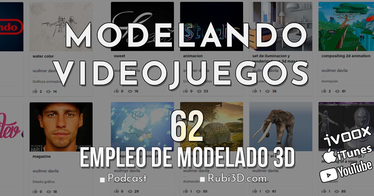 62. Busco Empleo de Modelado 3D